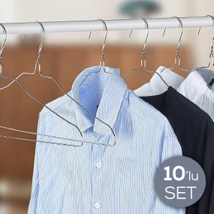 10'lu Krom Tshirt ve Şal Askısı Yer Kaplamaz Askı