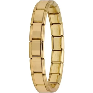 Italyan 18-21CM Beden Seçenekli Charm Çelik Bileklik SCB38