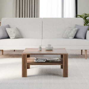 Adore New Line Kare Orta Sehpa - Oslo Ceviz