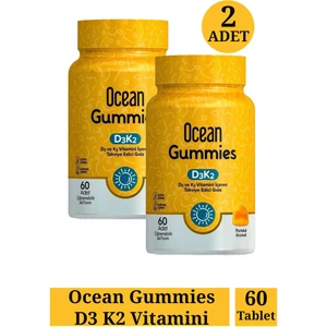 Gummies D3 K2 Vitamini 60 Adet 2 Adet