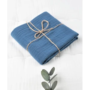 Müslin Bez 50X50 cm İndigo Mavi