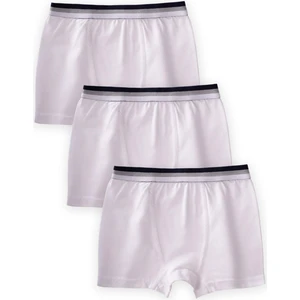 Üçlü Erkek Boxer Set Beyaz