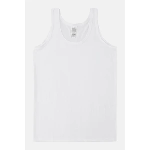 Beyaz Regular Düz Atlet