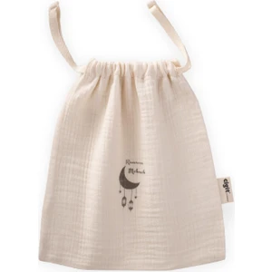 Organik Ramazan Müslin Kese 20X25 cm Naturel