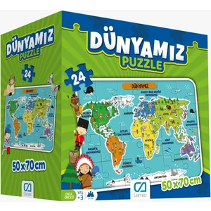 Ca Games Dünyamız Yer Puzzle Cayer-5025