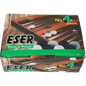 Melamin Lux Tavla Pulu - Zar Hediyeli