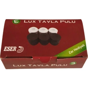 Lüks Tavla Pulu Yedek Büyük 3 Numara