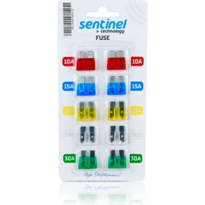 Bıçak Sigorta 10A, 15A, 20A, 25A, 30A / 10LU Set - 19X19 mm