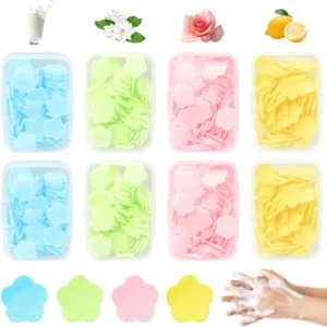 Octopus Bazaar Sihirli Sabun Mini Çiçek Desenli Taşınabilir Pratik Temizlik