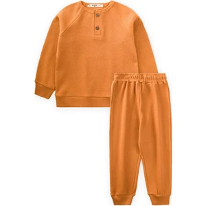 Reglan Kol Patlı Erkek Basıc Takım 1-8 Yaş Turuncu