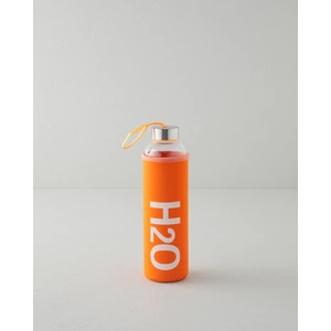 Refresh Bottle Cam Kılıflı Şişe 600 ml Turuncu