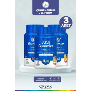 Gummies Omega 3 60 Adet Çiğnenebilir Jel Form 3 Adet