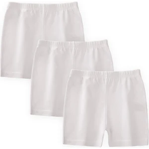 Üçlü Kız Boxer Set Ekru