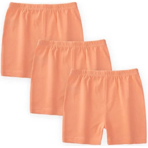 Üçlü Kız Boxer Set 2-9 yaş somon