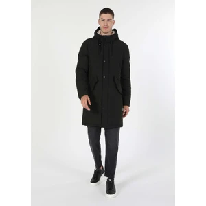 Regular Fit     Erkek Yeşil Kaban