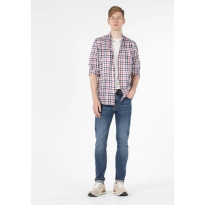 Regular Fit Shirt Neck  Erkek Çok Renkli Uzun Kol Gömlek