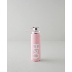 Refresh Bottle Cam Kılıflı Şişe 600 ml Pembe