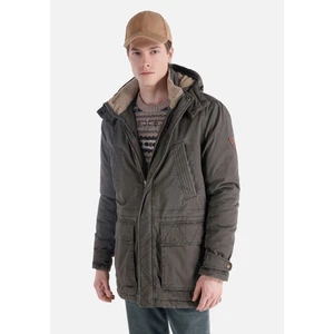Regular Fit     Erkek Yeşil Kaban
