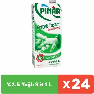 %2.5 Yağlı Süt 1 L x 24 Adet