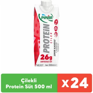 Çilekli Protein Süt 500 ml x 24 Adet