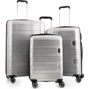 ÇÇS 5236 Polipropilen 3 Lü Valiz Seti