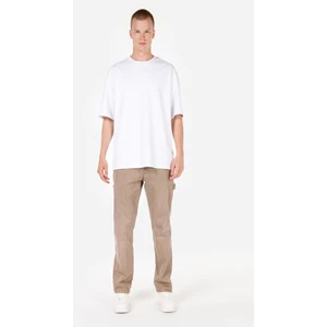 Loose Fit Orta Bel Loose Leg Gri Erkek Pantolon CL1070152
