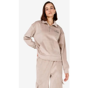 Regular Fit Fermuarlı  Kadın  Sweatshirt