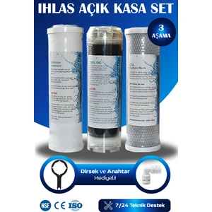 WaterMelon İhlas Aura Cebilon Su Arıtma Cihazı Uyumlu 6 Aylık Bakım Filtre Seti