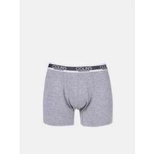 Modern Fit Düz Erkek Gri Boxer