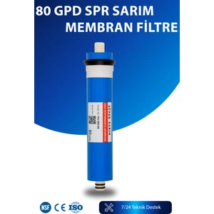 Arıtma Cihazlarına Uyumlu Yeni Nesil 80 Gpd Domestic Membran Yüksek Sarım Teknolojili Filtre
