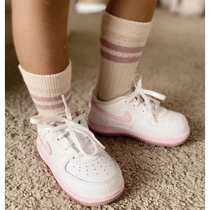 Çemberli Soket Çorap Gül Kurusu