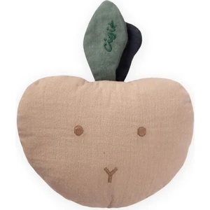 Müslin Çıngıraklı Elma Oyuncak Vizon