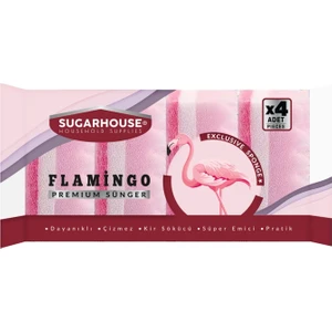 Sugar House Flamingo 4 Lü Çizmez Sünger