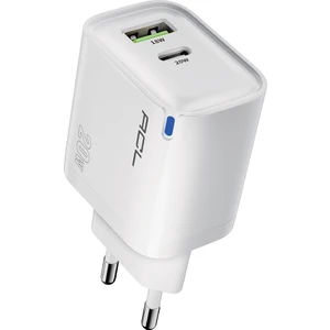 AC-116 20W Gan Teknolojili Çift USB + Type-C Süper Hızlı Şarj Adaptörü | PD20W + Qc3.0 Destekli | Akıllı Isı Kontrolü | LED Işıklı Tasarım