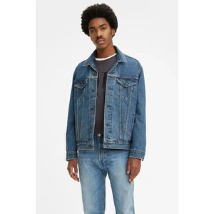 The Trucker Jacket Med Stonewash İndigo Erkek Trucker