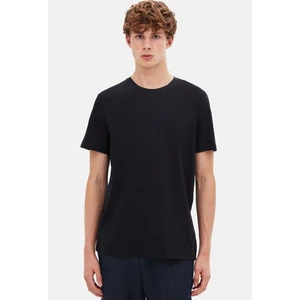Ds Damat Comfort Fit Siyah %100 Pamuk T-Shirt 6HC14ORT02005