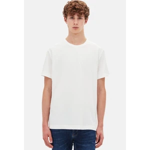 Ds Damat Comfort Fit Beyaz %100 Pamuk T-Shirt 6HC14ORT02005