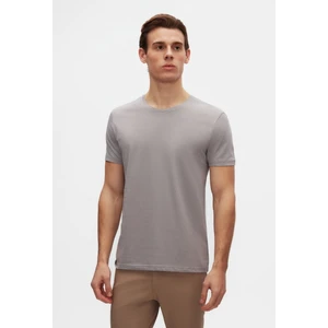 D'S Damat Slim Fit Gri T-shirt 4HC141996753M