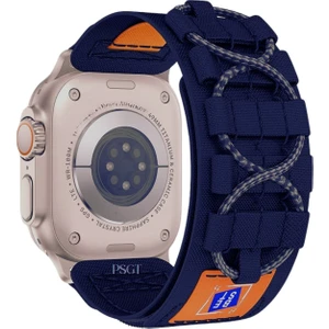 Psgt apple Watch 42-44-45-49 S10(46)MM Krd-99 Outdoor Terletmeyen Hasır Kordon