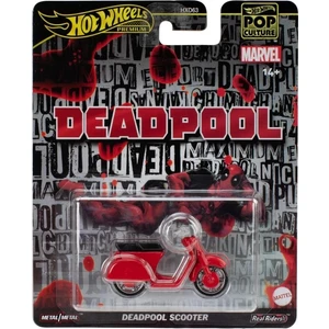 Hot Wheels Pop Culture Deadpool Scooter – Marvel Lisanslı Koleksiyon Aracı