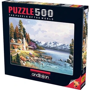 500 Parçalık Puzzle - Dağ Evi 3534