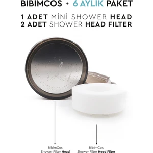 Mini Shower Head + 2 Adet Yedek Filtre (6 Aylık Set)