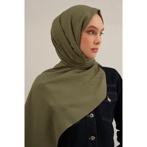 Haki Link Desen  Bambu Cotton Şal  49