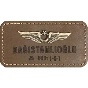 Crew Turk Pilot Isimlik Deri Bröveli