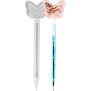 Epoksi Silikon Kalıp Kelebek Başlıklı Kalem Kalıbı