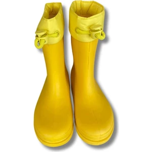 Konçlu Erkek Çocuk Yağmur Çizmesi 26-35 Sarı