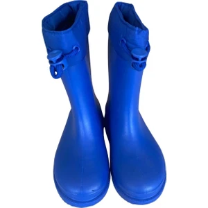 Konçlu Erkek Çocuk Yağmur Çizmesi 26-35 Mavi