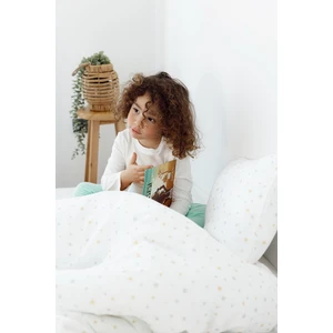 Tiny Bear Organik Pamuk Müslin Çocuk Nevresim Takımı Bej