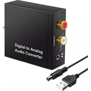 Dijital To Analog 3.5 mm Ses Tos Çevirici Dönüştürücü Adaptör 5057