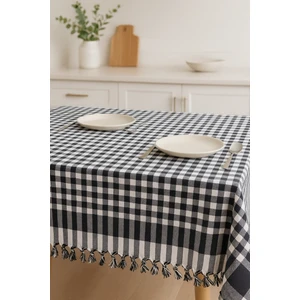 Mira Home 170 x 170 Pötikare Yer Sofra Bezi Piknik Masa Örtüsü Saçaklı